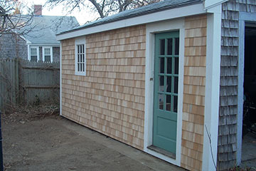 New Siding on a Garage